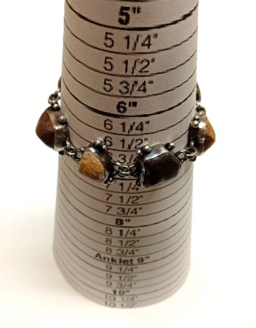 Judy Larson's After the Rain Bracelets - , Contemporary Wire Jewelry, Filing, Finishing, Butane Torch, Soldering, Solder, After the rain pebble bracelets